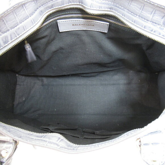 Balenciaga Giant City Shoulder Bag Leather Gray - Picture 5 of 8